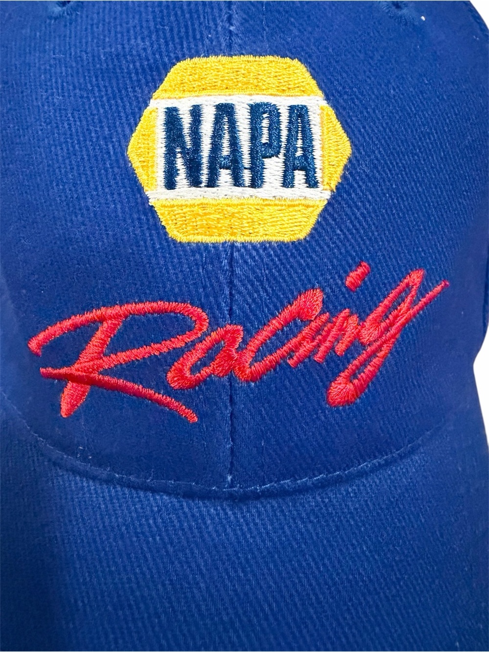 NAPA Racing Blue Hat with Red “Racing” Script - Picture 2 of 7